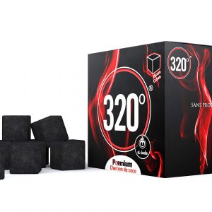 320 25mm Coconut Coal – Pure Performance for Your Shisha